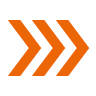 orange symbol for speed and fast time to market